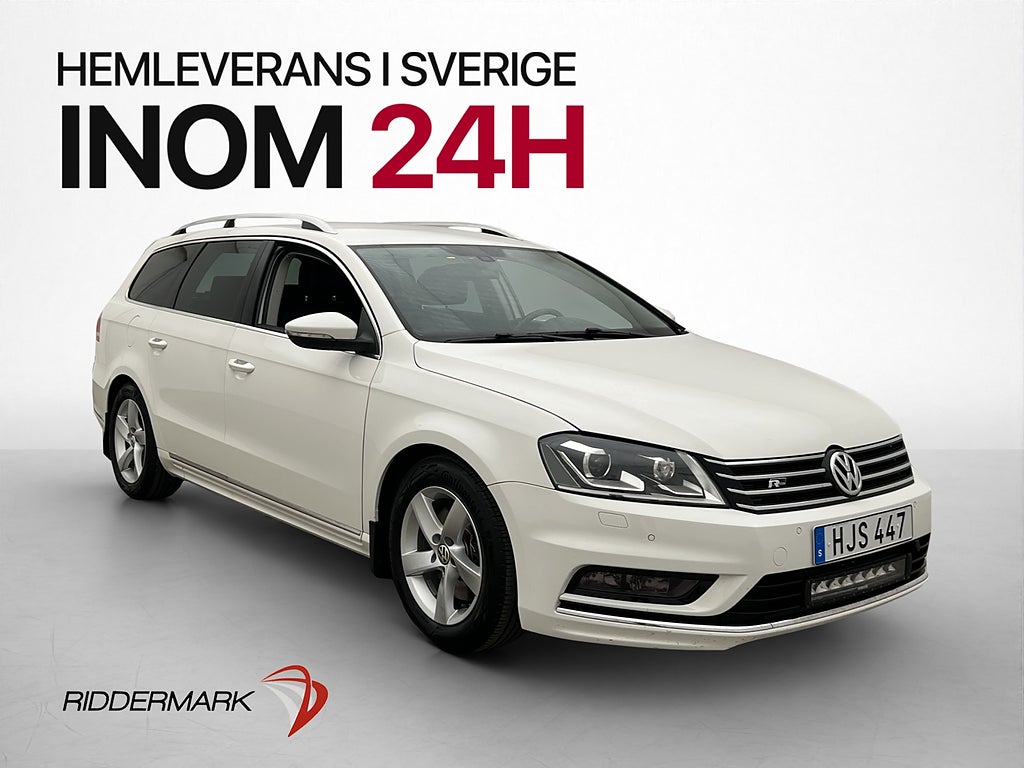 Volkswagen Passat 170hk R-Line 4M Värmare Kamera Skinn Drag