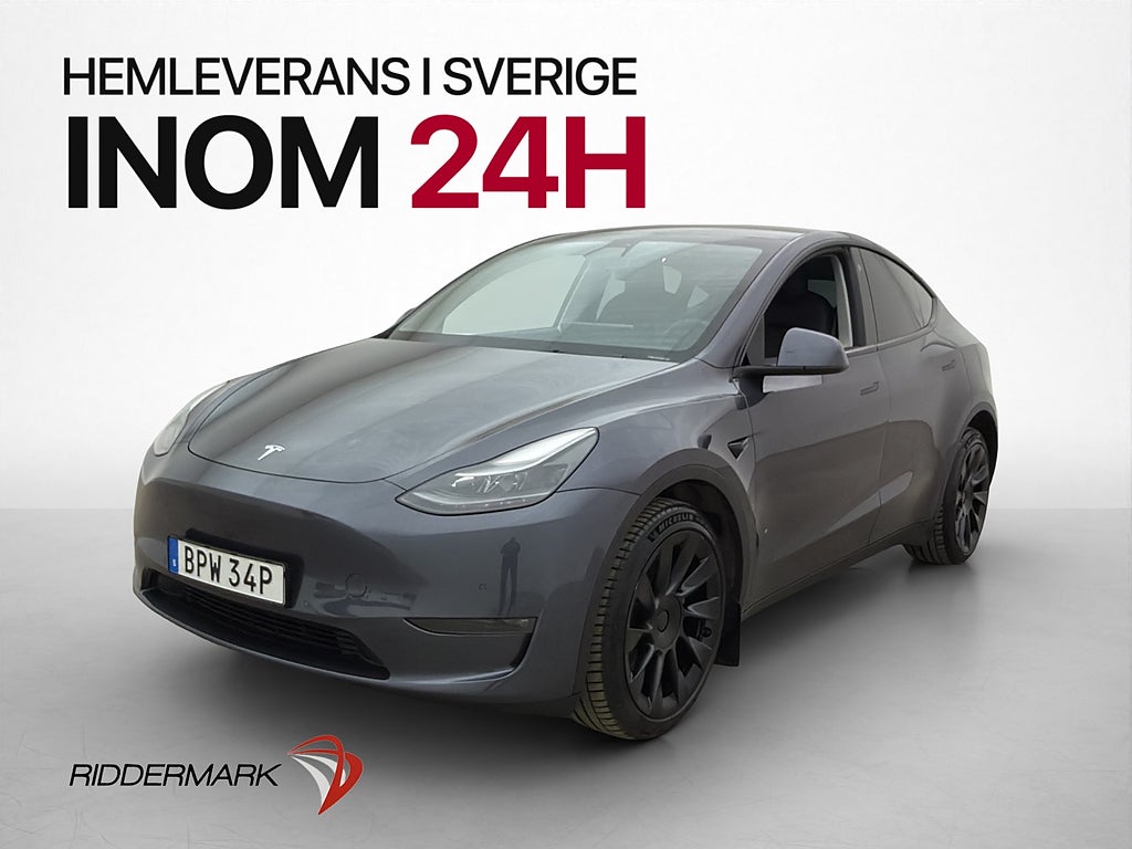 Tesla Model Y Long Range AWD Autopilot Svensksåld