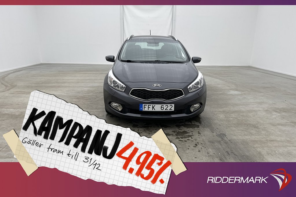 Kia Cee´d sw 1.6 CRDi 128hk EX Comfort Pano S 4,95% Ränta