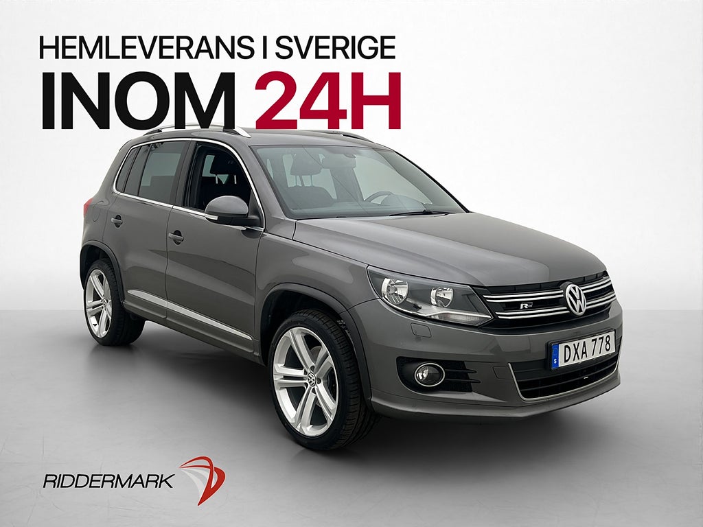 Volkswagen Tiguan 1.4 TSI 4M 160hk R-Line Drag Kamera Värm