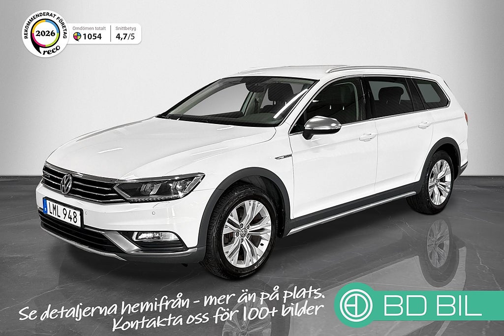 Volkswagen Passat Alltrack 2.0 TDI 4Motion Kamrem Bytt Värmare Backkamera Drag