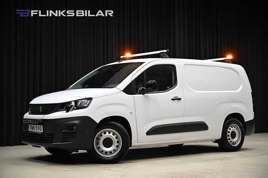 Peugeot e-Partner L2 136HK Servicebil|Inredd|Drag|M-Värmare|39Mil|Leasbar