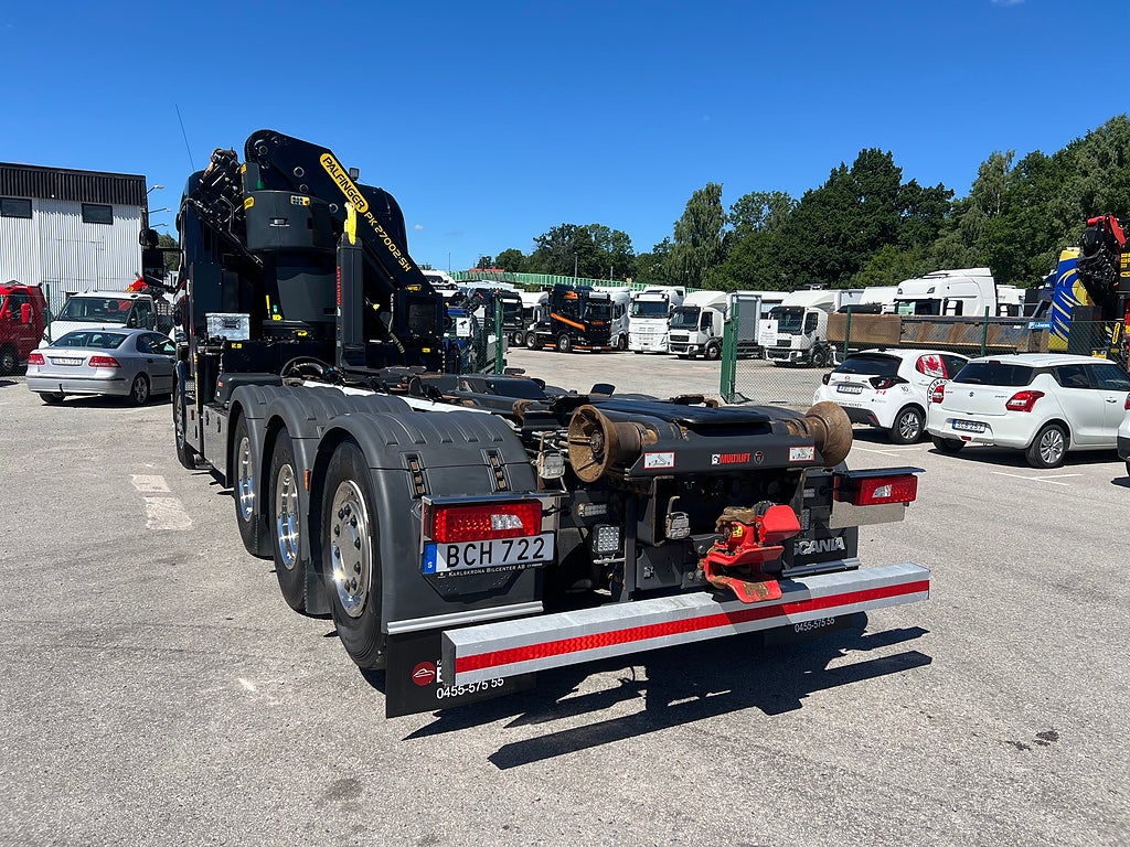 Scania R490 8x4*4 Tridem Kranväxlare, Palfinger 27002 Kran