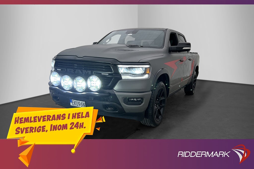 Dodge RAM Laramie Night 5.7 Luft Pano Dragkrok Diff Moms