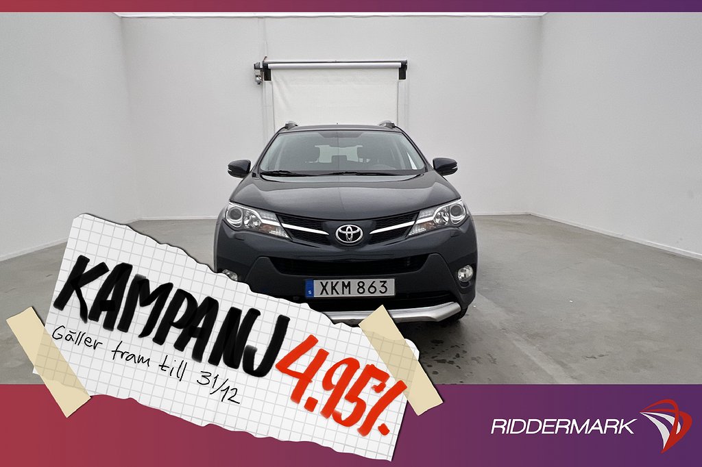 Toyota RAV4 2.0 4WD 151hk Edition Feel M&K-Värm 4,95% Ränta