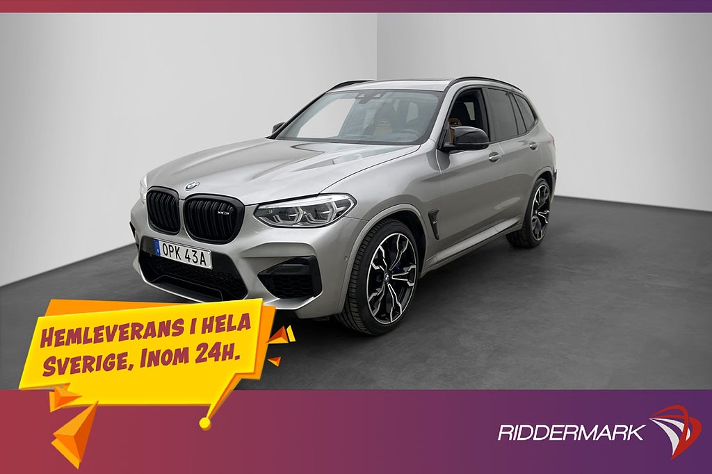 BMW X3 M Competition 510hk Pano H/K HUD 360° Sportavgas