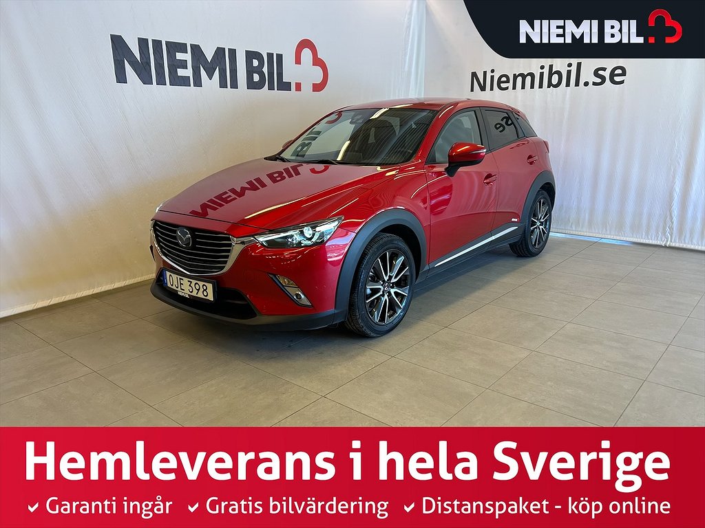 Mazda CX-3 1.5 AWD Optimum Värmare/BOSE/Kamera/SoV-hjul