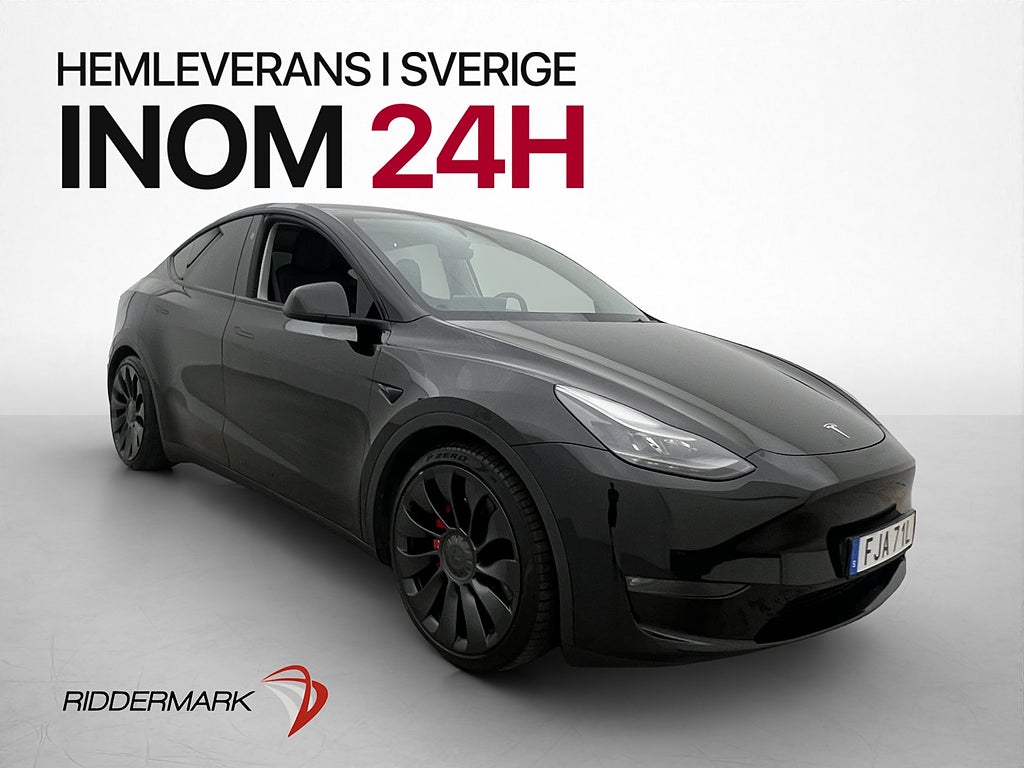 Tesla Model Y AWD Performance Autopilot Kamera Sv-Såld