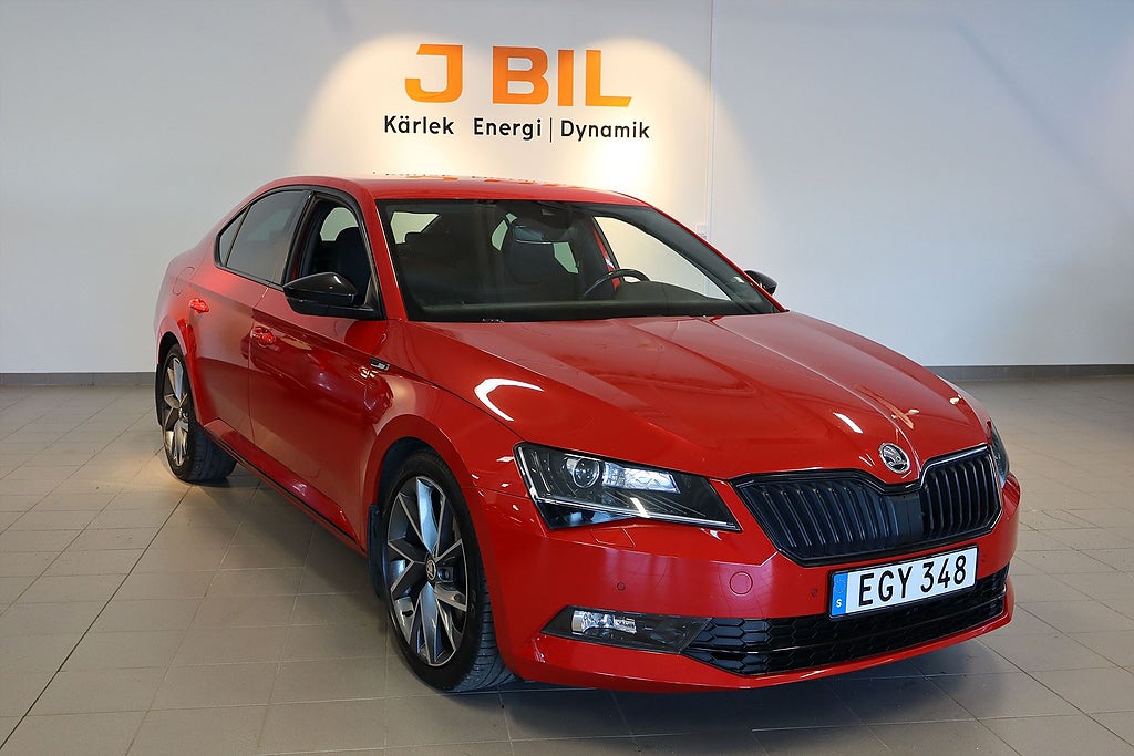 Skoda Superb Sportline 2.0 TDI 190hk Aut 4WD - DRAG, ELBAKLUCKA