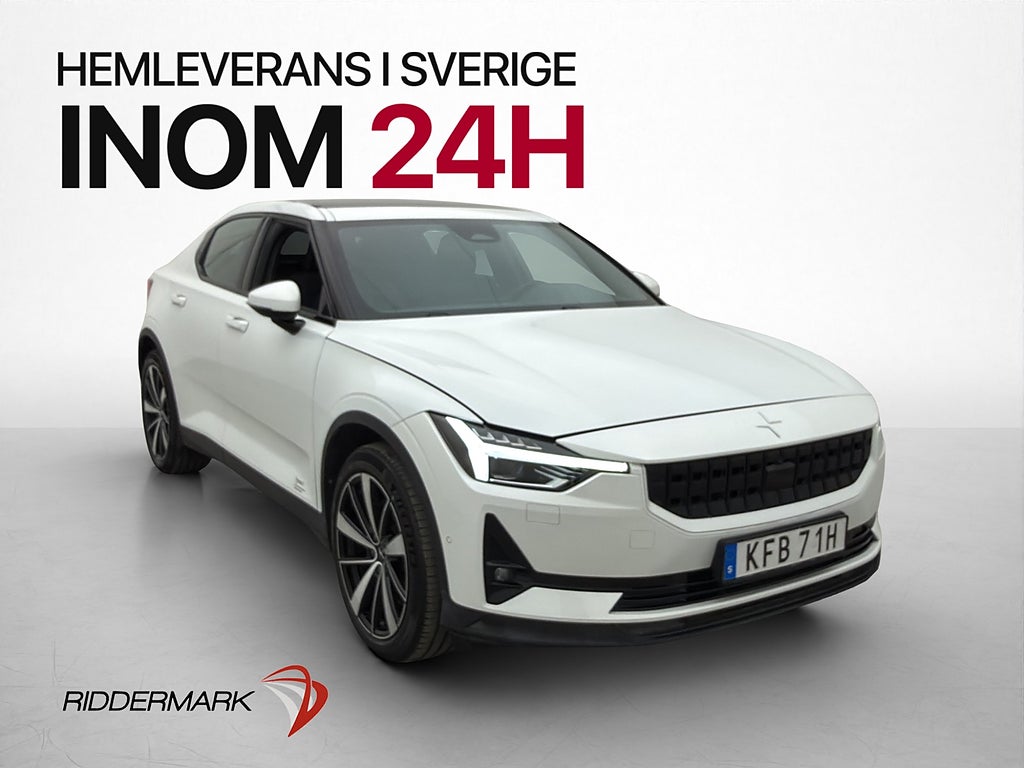 Polestar 2 Long Range Dual Motor AWD Pano 360° H/K BLIS