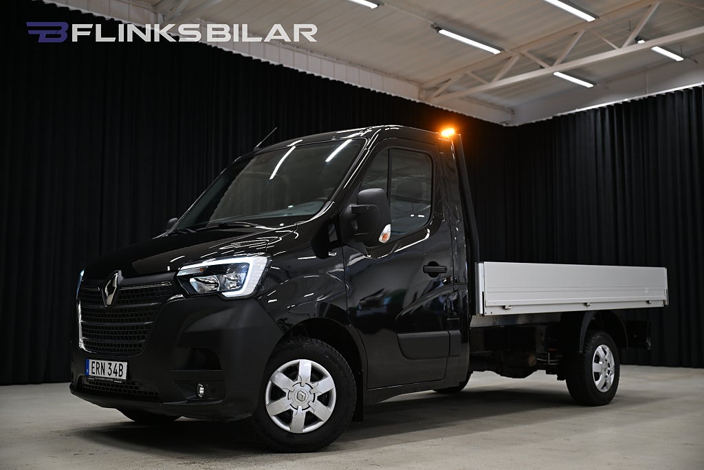 Renault master 145HK L3 Flak|Drag|Värmare|GPS|Backkamera|Lågmil|Moms