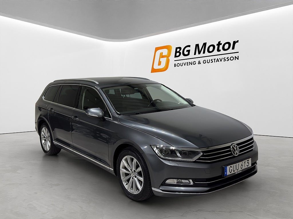 Volkswagen Passat Sportscombi 2.0 TDI 190HK Aut Drag/PDC/Skinn/Krem-bytt