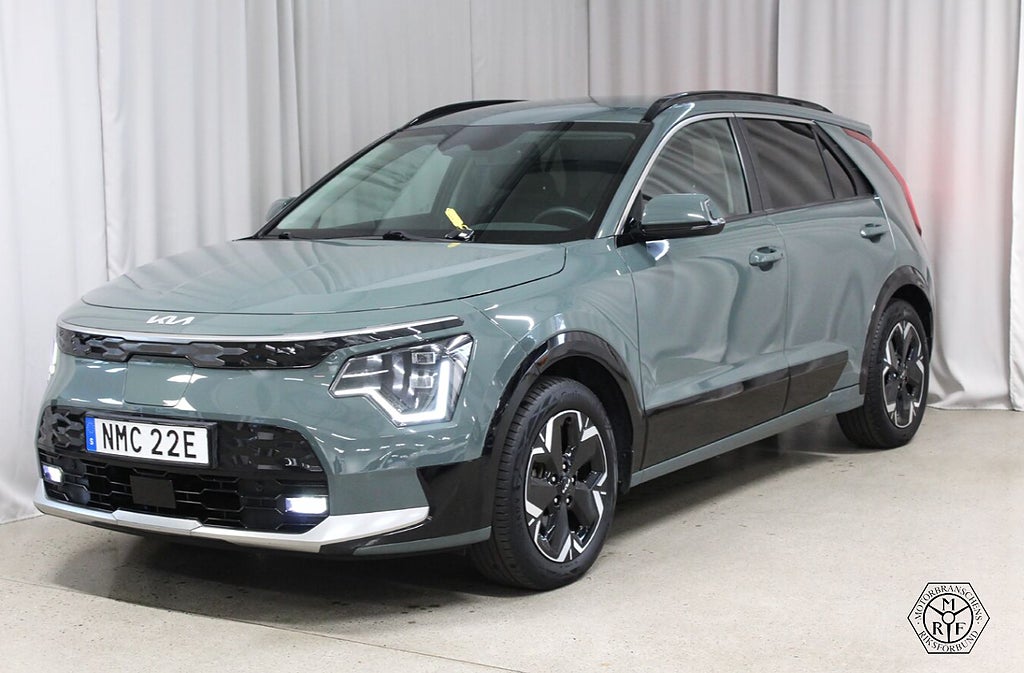 Kia Niro EV Advance, Drag, H/K, S&V-hjul, Skinn, Soh 100%