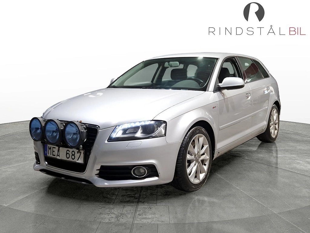 Audi A3 SB  2.0 TDI 140 HK QUATTRO S-LINE XENON NYSERV 17"