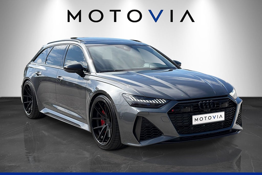 Audi RS6 Keramiska Kolfiber B&O Värmare Drag Panorama 3 Ägare