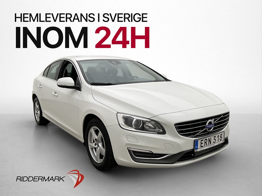Volvo S60 D4 181hk Momentum D-Värmare Halvskinn Bluetooth