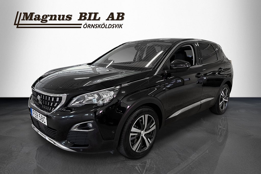 Peugeot 3008 HYBRID 224Hk Automat Navi V-hjul Drag Halvskinn
