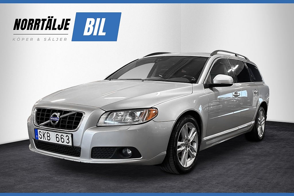 Volvo V70 D4 163 HK AUT MOMENTUM D-VÄRM KAMREM BYTT DRAG SKINN