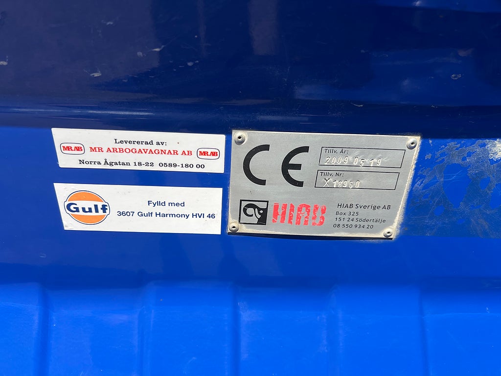 Scania R440 6x2*4 Hiab Lastväxlare inkl Flak, Euro 5