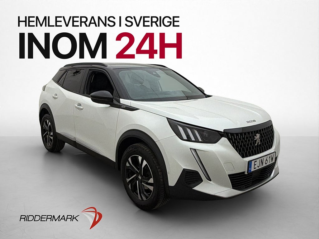 Peugeot 2008 1.2 PureTech Halvskinn Kamera navi CarPlay MOMS