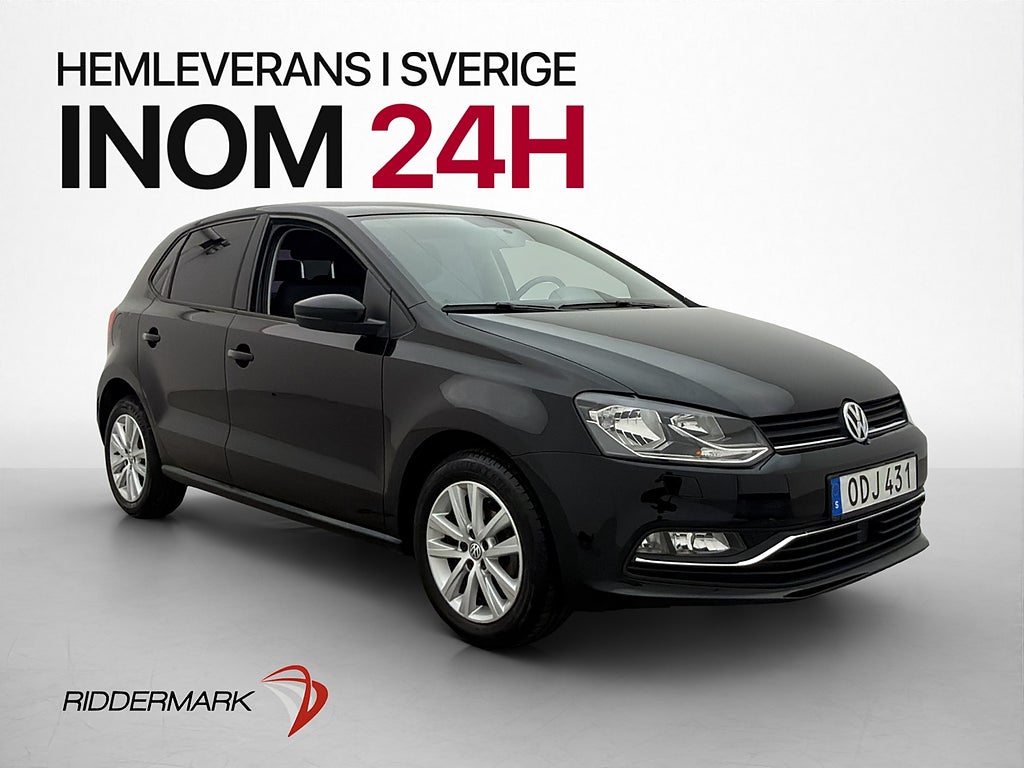 Volkswagen Polo 1.2 TSI 90hk Farthållare Bluetooth P-sensor