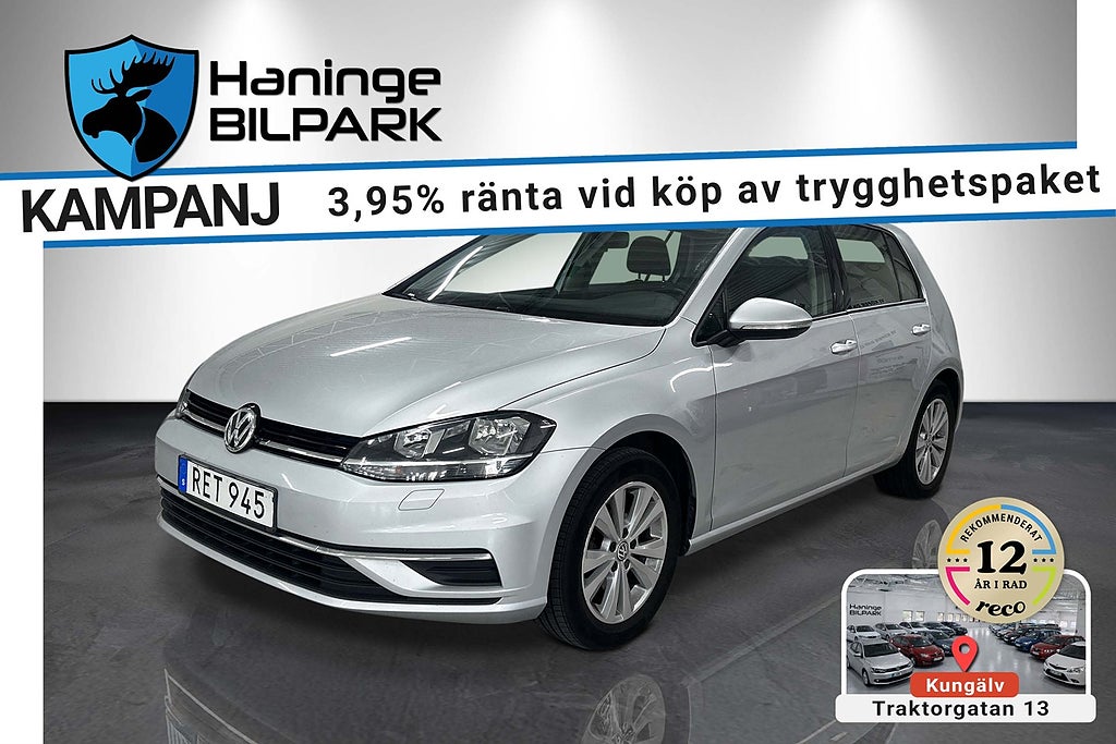 Volkswagen Golf 5-dörrar 1.0 TSI / Carplay / Superdeal 3,95%