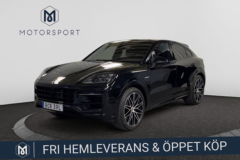 Porsche Cayenne E-Hybrid Coupé 476hk Panorama Drag Pas-diplay 22" BOSE