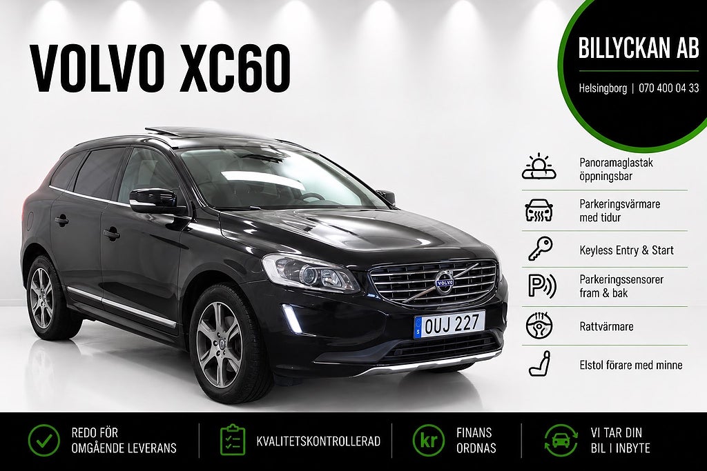 Volvo XC60 D4 AWD Summum Business Edition|Panorama|Värmare|Keyless
