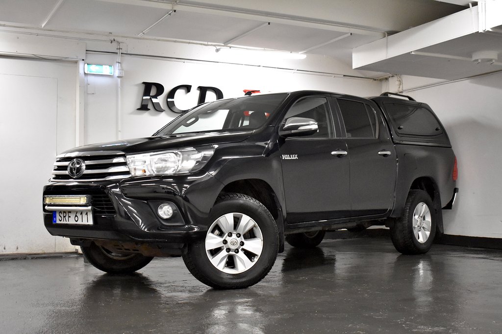 Toyota Hilux 2.4 AWD 4,95% RÄNTEKAMPANJ DUBBELHYTT SKINN KAMERA