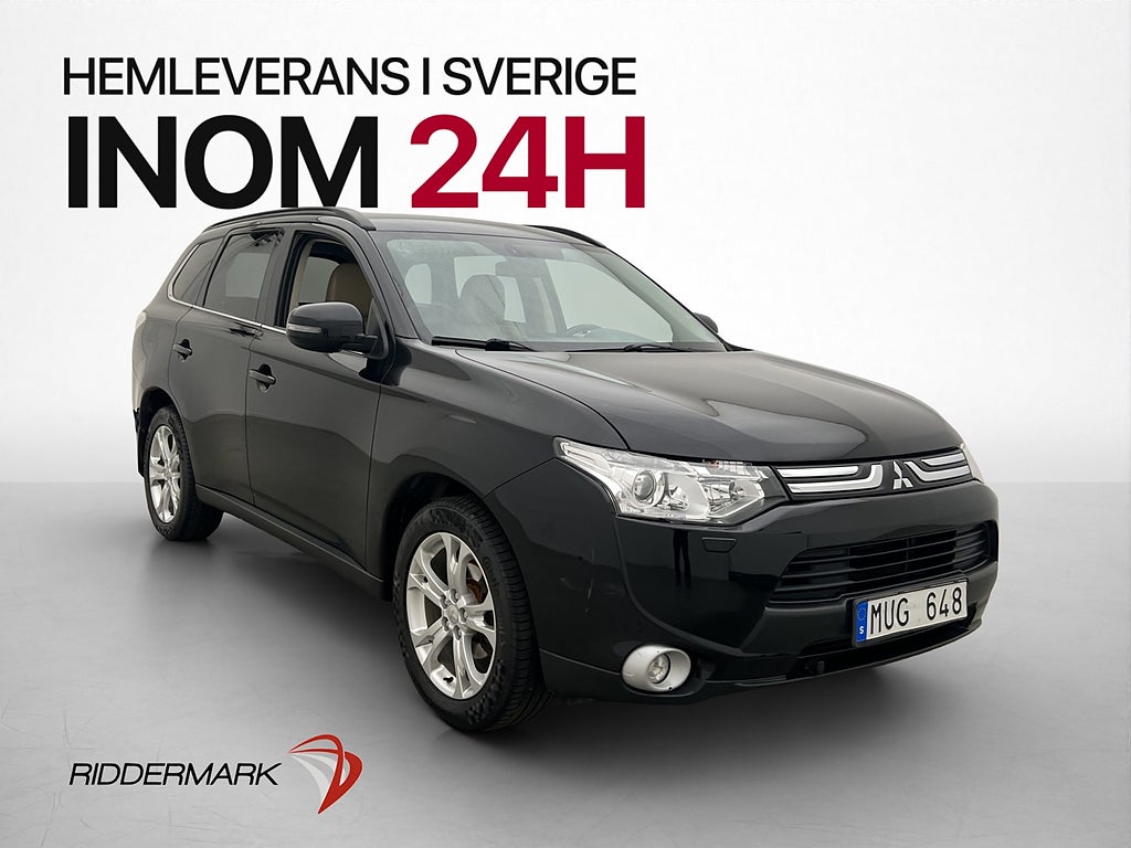 Mitsubishi Outlander 2.0 4WD Business 7-sits Kamera Nav Drag