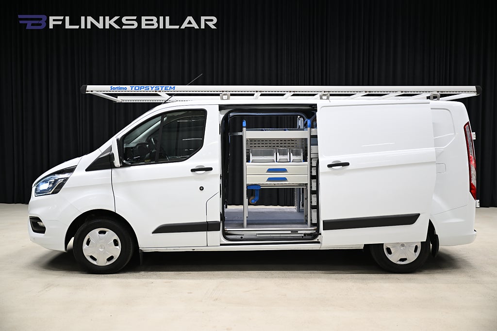 Ford transit Custom 130HK L2|Servicebil|Inredd|Dubbeldörr|Moms|SeUTR