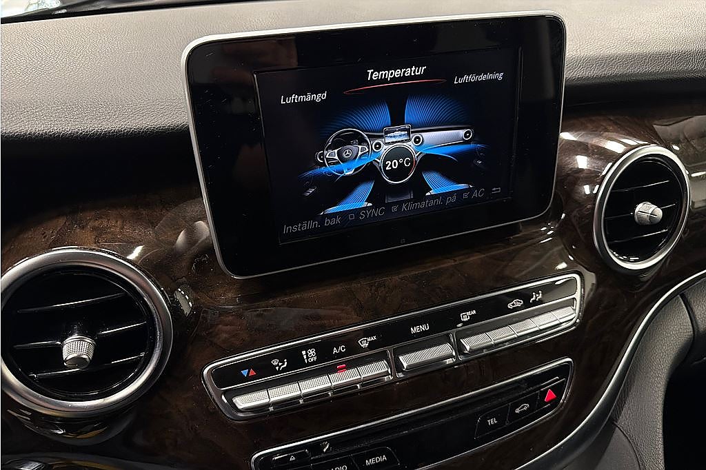 Mercedes-Benz V 250d 3.1t 7-sits Drag, Läder, Navi, Kamera
