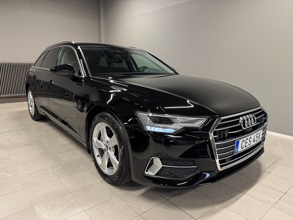 Audi A6 Avant 40 TDI 2.0 TDI Värmare 360-kam Navi Drag Eu6