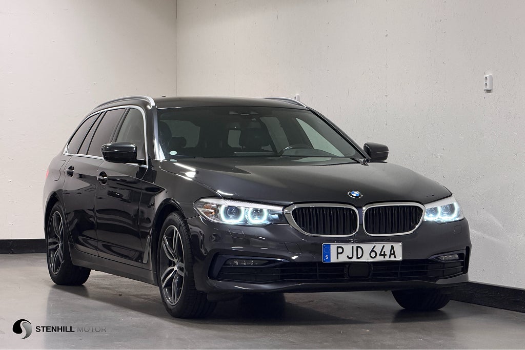 BMW 520d 190hk Touring Steptronic Sport line Värmare Kamera Drag