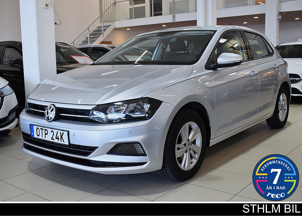Volkswagen Polo 1.0 TSI OPF Base PDC BT 1Brukare 4.95% RÄNTA Moms Euro 6