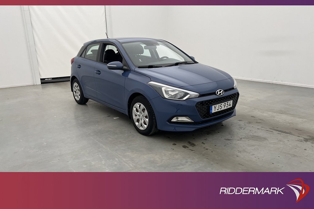 Hyundai i20 1.2 84hk Comfort M&K-Värmare Rattvärme 0.48L/Mil