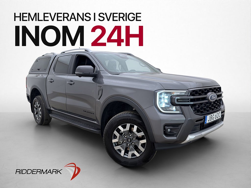 Ford ranger PHEV  Wildtrak 4WD 279hk 360° Dragkrok B&O MOMS