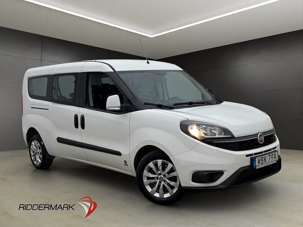 Fiat Doblò Kombi Lång 105hk PDC Bluetooth 5-Sits MOMS
