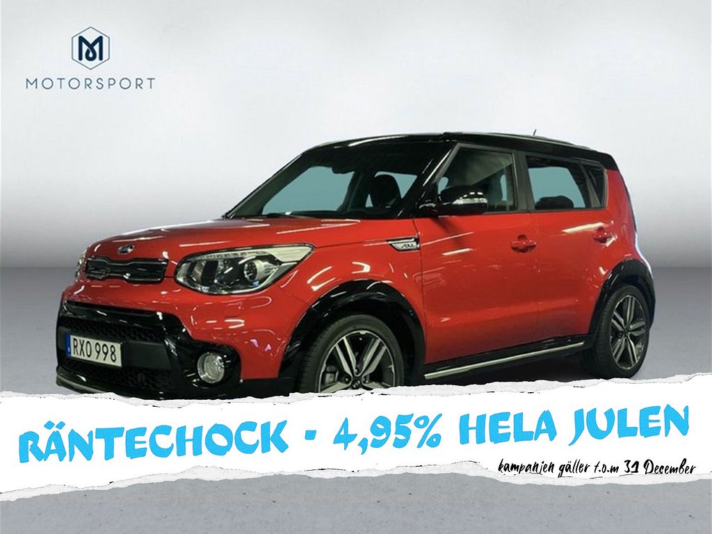 Kia Soul 1.6 CRDi Aut Backkamera Rattvärme P-sensorer