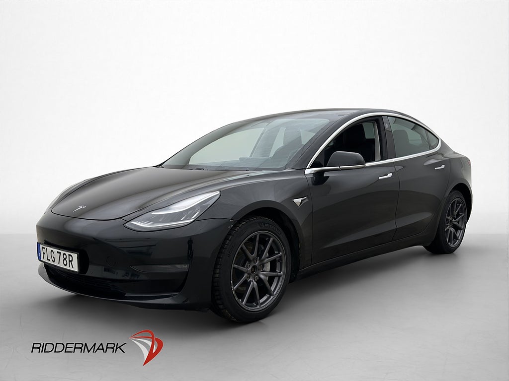 Tesla Model 3 Long Range AWD 440hk Autopilot Kamera Sv-Såld