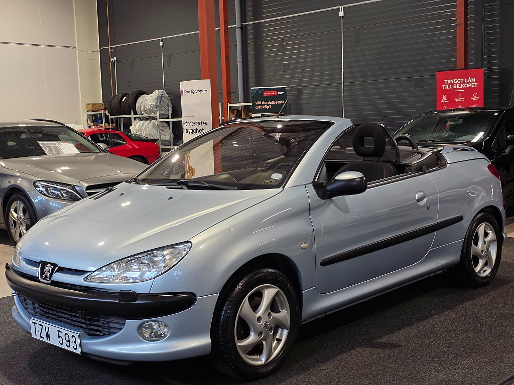 Peugeot 206 CC 1.6 El-cabriolet Ny servad Bluetooth stereo 578/mån