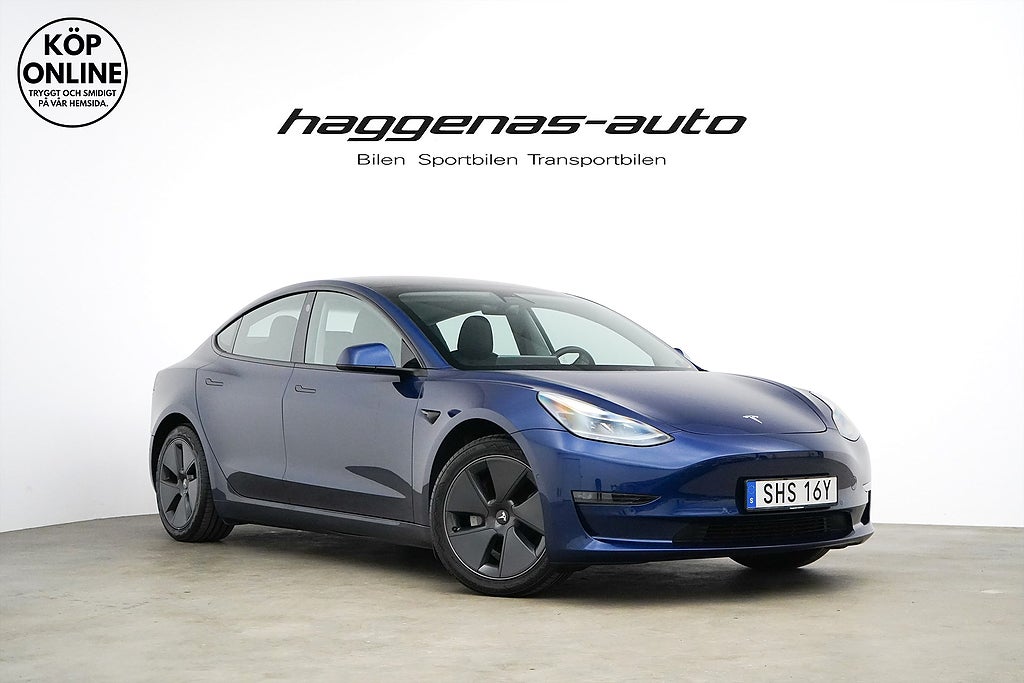 Tesla Model 3 Long Range / 440hk / Värmepump