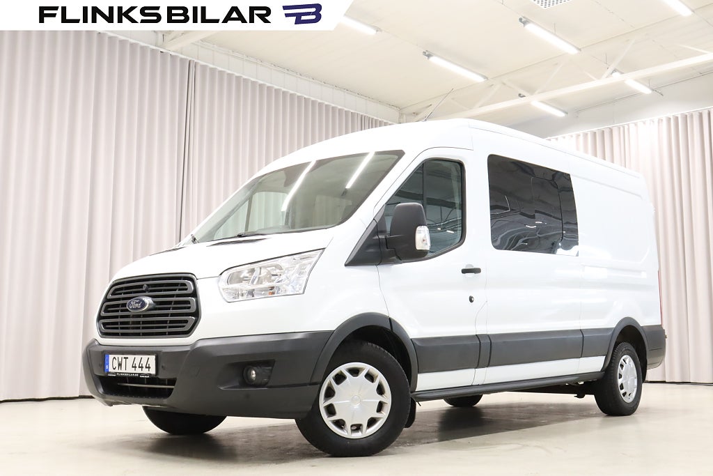 Ford transit 350 Dubbelhytt Automat Drag Värmare Leasebar