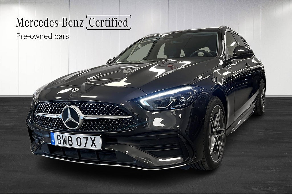 Mercedes-Benz C 300 T e  AMG Line Värmare / Dragkrok