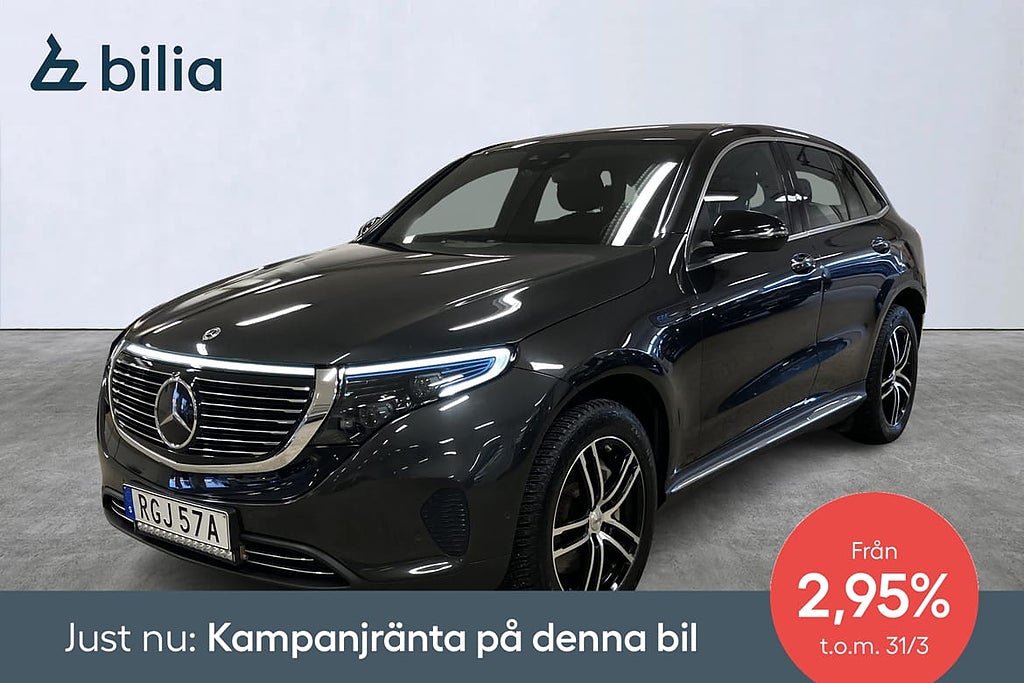 Mercedes-Benz EQC 400 4MATIC Ränta 2.95%/S-Vhjul/Drag/keyless/Multibeam