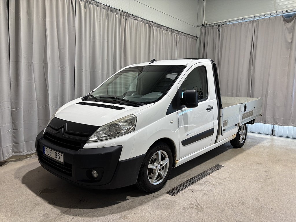 Citroën Jumpy Pickup 2.0 HDi Flakbil 120 hk Drag Ny Besiktad