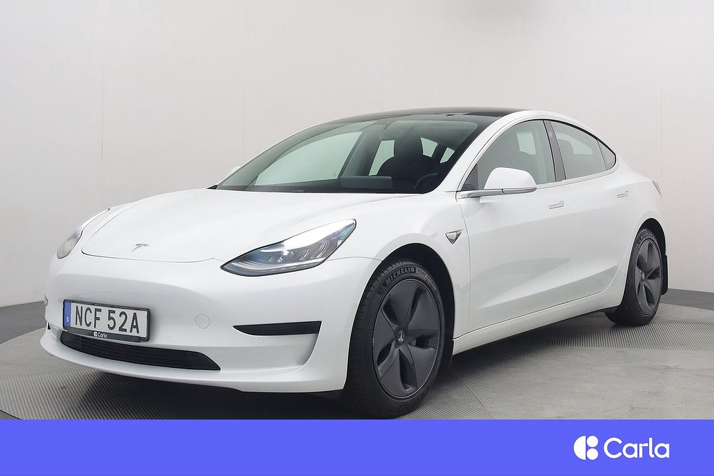 Tesla Model 3 Standard Range Plus Autopilot Pano V-Hjul