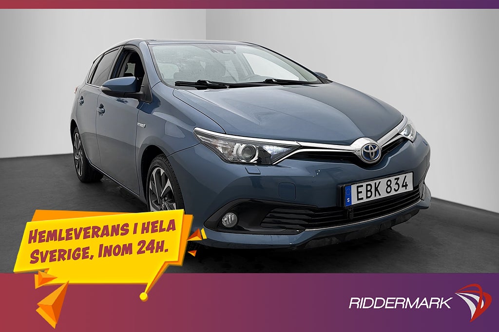 Toyota Auris 136hk Active Plus Värmare Navi Kamera Låg skatt