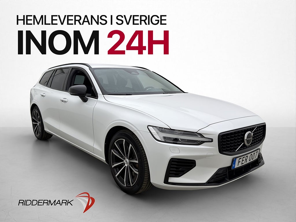 Volvo V60 Recharge T6 AWD Plus Dark Värmare Kamera Drag