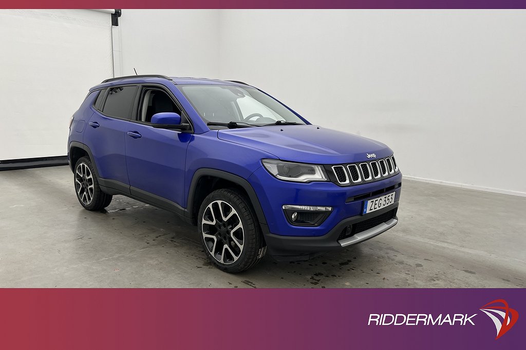 Jeep Compass 2.0 VVT 4WD Limited Halvskinn B-Kamera Drag